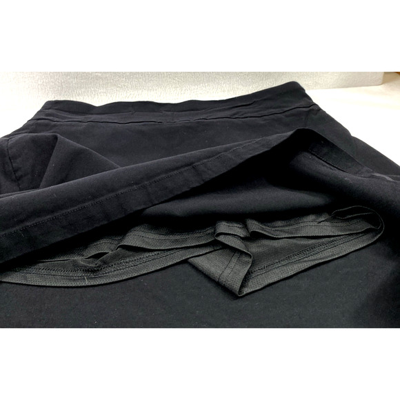 Rafaella Skort Womens Large Black Knit Skirt Golf Tennis Pickleball - Picture 7 of 10